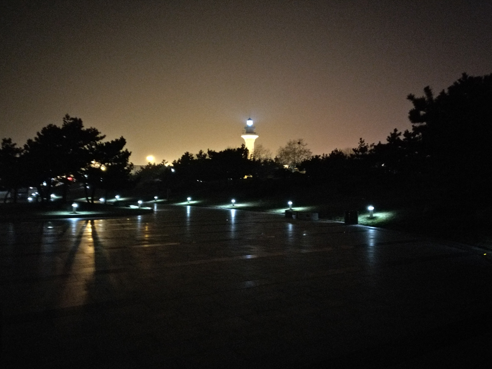 冬夜海边1