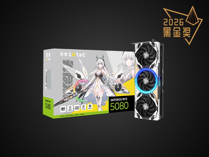 ��̩GeForce RTX 5080 ���� OC �Կ�