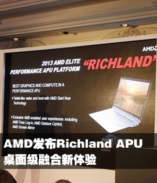 ���漶�ں������� AMD����Richland APU
