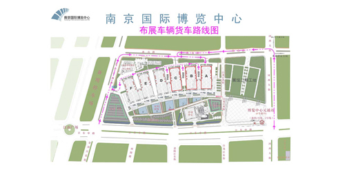 布展车辆线路图(河西大街）